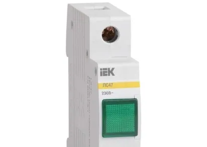 Лампа сигнальная ЛС-47 неон зеленая IEK MLS10-230-K06