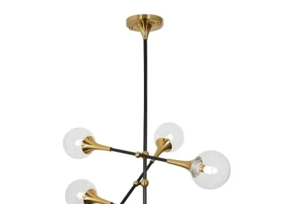 Подвесная люстра Lumina Deco Vivaldo LDP 6027-6 BK+MD