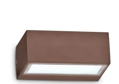 Уличный настенный светильник Ideal Lux Twin Ap1 Big Coffee 213330