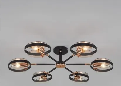 Потолочная люстра Eurosvet Gallo 70121/6 черный