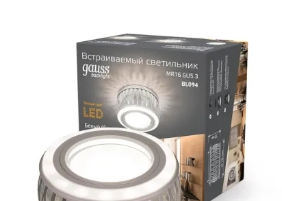 Встраиваемый светильник Gauss Backlight с подсветкой BL094