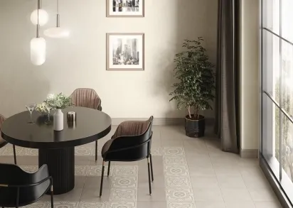 Плитка 3454 Пьяцца серый темный матовый 30.2x30.2x7.8