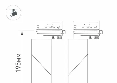 Трековый светодиодный светильник Arlight LGD-Twist-Track-4TR-S60x60-12W Day4000 026763
