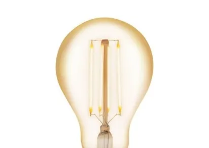 Лампа светодиодная филаментная диммируемая Eglo E27 4W 2200К янтарь 12858