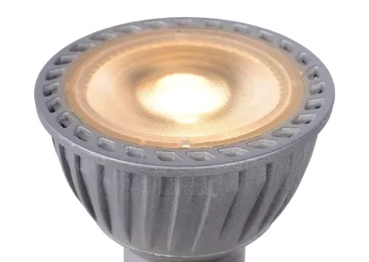 Лампа светодиодная диммируемая Lucide GU10 5W 2200-3000K серая 49009/05/36