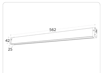 Трековый светодиодный светильник Ambrella Light Track System Magnetic 220V GL1281