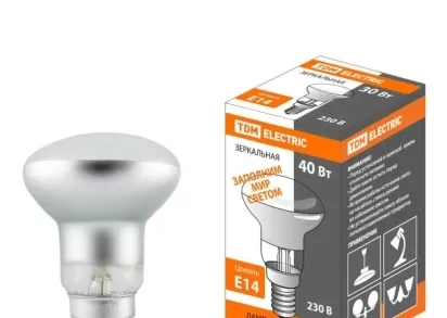Лампа накаливания TDM Electric Е14 40W зеркальная SQ0332-0026