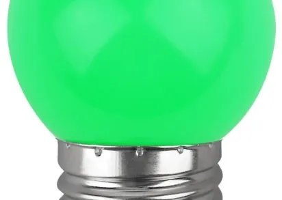 Лампа светодиодная ЭРА E27 1W 3000K зеленая ERAGL45-E27 Б0049574