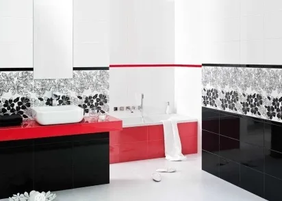 Плитка Vivian Viola kwiat 25x40