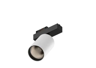 Трековый светодиодный светильник 6063 TrackLine Focus (RAL9003+B/D75/120mm — 4K/20W/38deg) 0626001