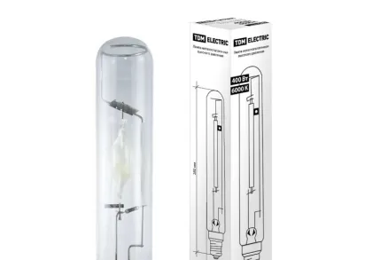 Лампа металлогалогенная TDM Electric E40 400W 6000K прозрачная SQ0325-0018