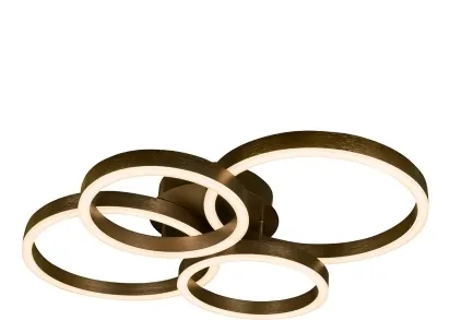 Потолочная светодиодная люстра iLedex Ring-New 6815-300/400-X-T Coffee