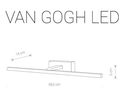 Подсветка для зеркал Nowodvorski Van Gogh Led 9352