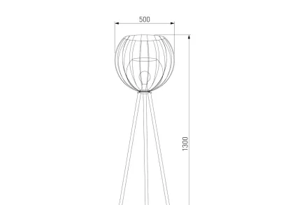 Торшер TK Lighting 5057 Universo