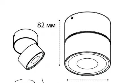 Светодиодный спот Italline IT02-011 3000K black