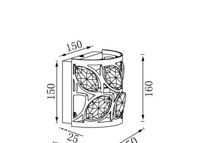 Настенный светильник Vele Luce Rosa VL3216W01