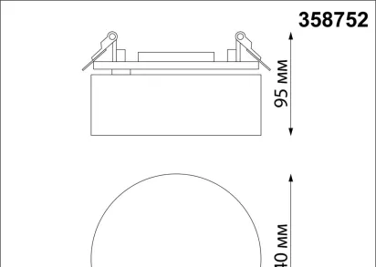 Встраиваемый светодиодный спот Novotech Spot Prometa 358752
