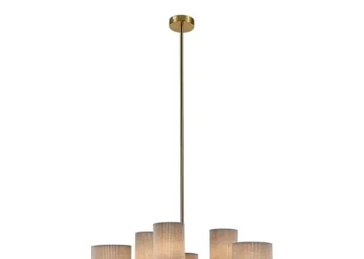 Подвесная люстра Indigo Plisse 13033/6R Brass V000536