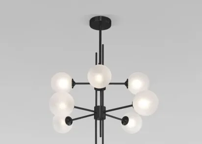 Подвесная люстра Eurosvet Volver 50383 черный