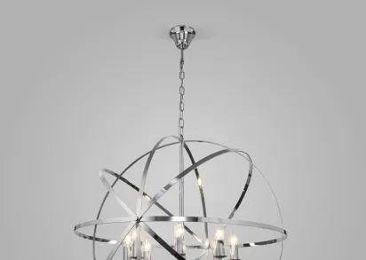 Подвесная люстра Eurosvet Santi 60139/8 хром