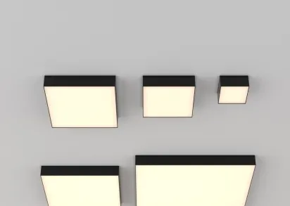 Потолочный светодиодный светильник Maytoni Zon C032CL-90W3K-SQ-B