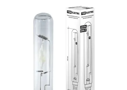 Лампа металлогалогенная TDM Electric E40 250W 6000K прозрачная SQ0325-0016
