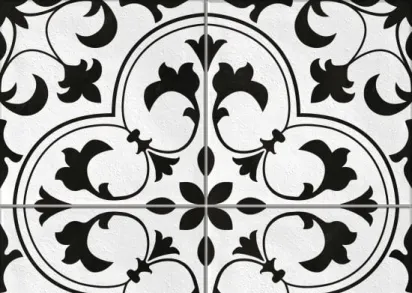 Керамогранит SE4R053 Sevilla пэчворк белый 42x42