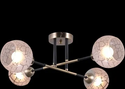 Потолочная люстра Illumico IL9573-4CSQ-79 BK AB