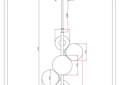 Подвесная люстра Moderli Molly V10788-5P