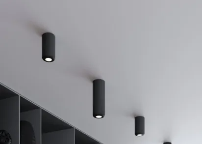 Потолочный светодиодный светильник Elektrostandard Onde 25044/LED 10W 4000K черный a064194