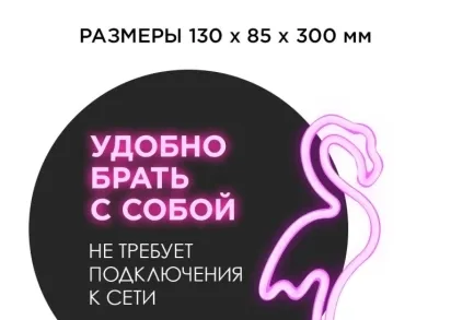 Светильник-ночник Apeyron Фламинго 12-69