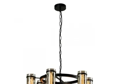 Подвесная люстра IMEX Temple MD.20541-6-P-BK+AB