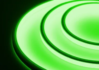 Гибкий неон Arlight 8W/m 120LED/m 3528SMD зеленый 5M ARL-Moonlight-1213-Top 24V Green 031017