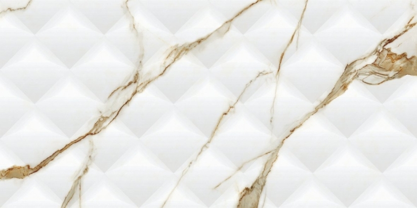 Плитка LE63063A-F50 Bianco Carrara Oro Monticulo Rectificado 30х60