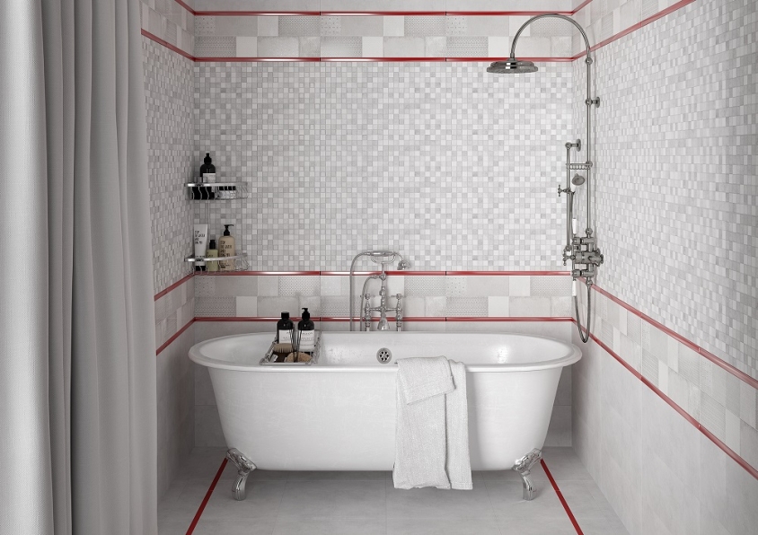 Плитка C-ATS521D Atlas светло-серый 20x60